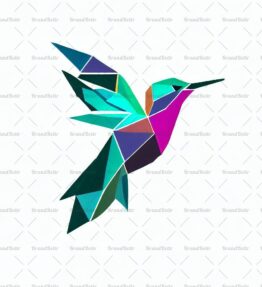 Geometrischer Kolibri